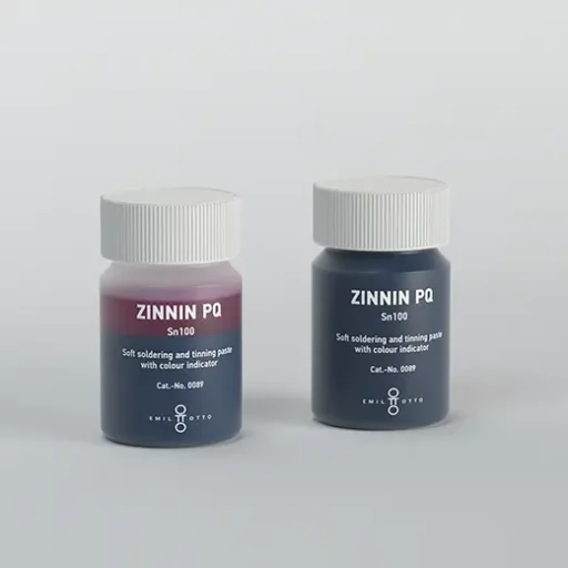 two bottles of soldering and tinning pastes ZINNIN PQ Sn100