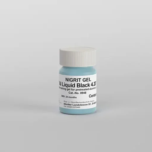 Burnishing gel for pretreated aluminium Nigrit GEL AI Liquid Black 4.20