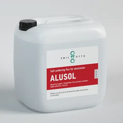 Illustration canister of 1,000 ml ALUSOL by Emil Otto