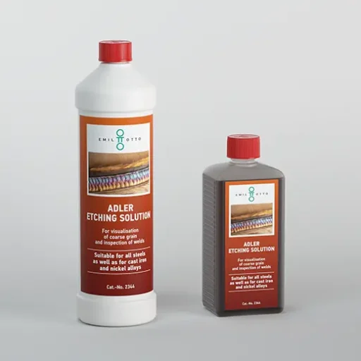 Picture of various Bottles of Adler Etching Solution